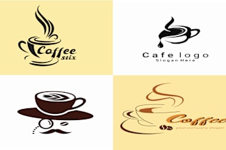 do coffee , cafe , and  bar logo