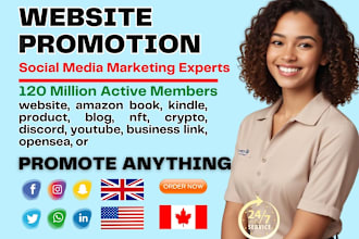 promote your business website, ebook, nft, blog, brand etc and useful marketing