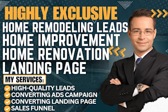 generate converting home improvement leads home renovation leads via facebook ad