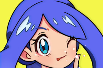 make photo profile with anime pokemon style