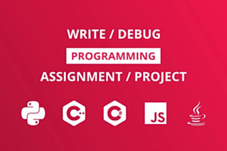 solve your programming assignments in c, java, python, c sharp, data base