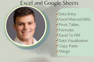 assist with data cleaning and creating excel functions