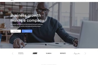 create a landing page for your business