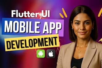 develop flutter ui flutter mobile app developer, front end development