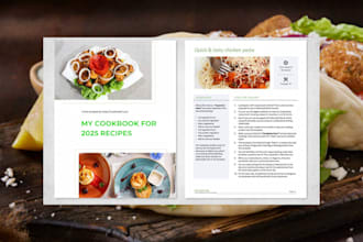 be cookbook writer, cookbook design, healthy recipe ebook writer and formatting