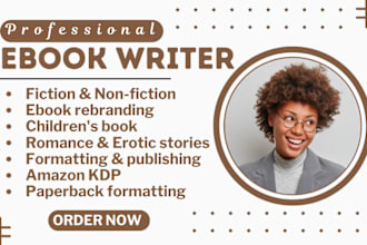 be self help ebook writer nonfiction ebook ghostwriter amazon kindle book writer