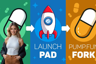 launch meme coins for you and fork pump fun