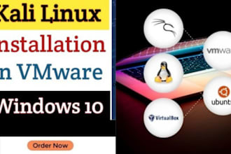 do installation tasks on kali linux, ubuntu,linux,php,virtual box within 24 hrs