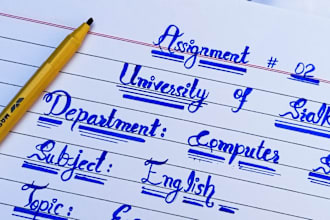 do hand writing assignment and urgent essay writing