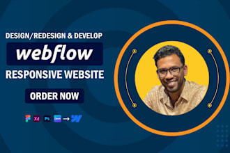 create, design, redesign webflow website and convert figma to webflow