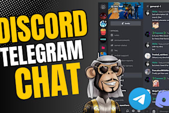 chat,engage in your nft discord server and hype your project