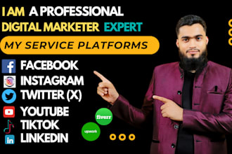 be you social media marketing manager and digital marketer