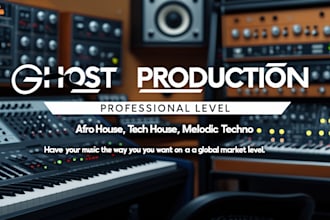 make pro afro house, tech house, melodic techno for industry