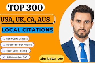 do local citations backlinks SEO for USA, UK, canada, australia, singapore, uae