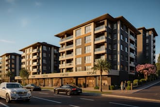 do house exterior design 3d modeling and commercial architectural 3d rendering