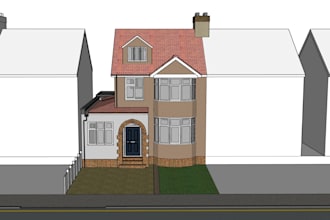 create architectural 3d sketchup and archicad models