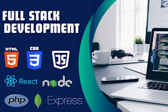 create custom website as full stack web developer using nodejs or php