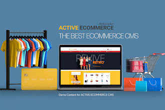 expert active ecommerce cms setup and advanced customization