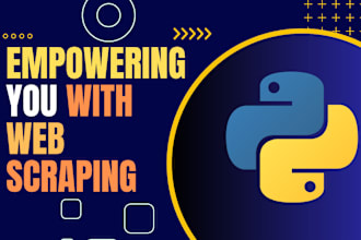 do python web scraping, data scraping, data mining, web scraper