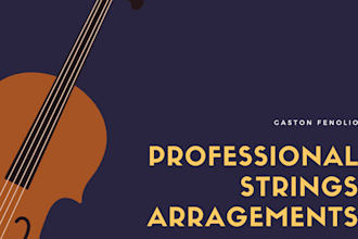 compose a professional string arrangement