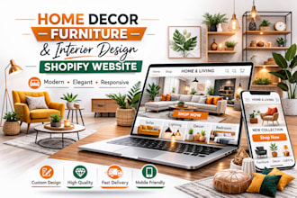 home decor shopify store furniture store interior design home decor website