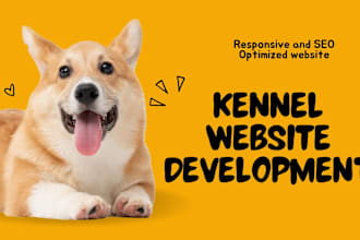 create dog pension, dog sitting, veterinary, kennel website