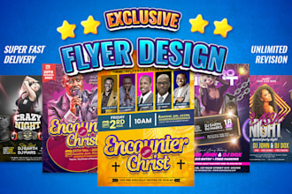 create custom flyer design, motion flyer, club flyer, event flyer