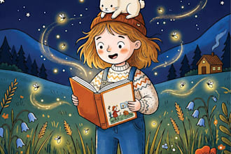 children book illustration and children book illustration