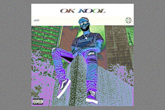 create a psychedelic y2k aesthetic inspired album cover art