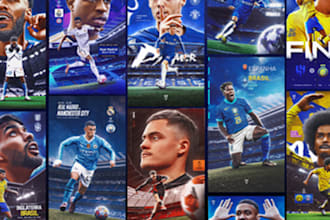 design sports graphics poster flyer banner committed edits jersey swaps for team