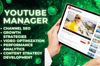 your youtube manager for channel SEO and channel growth