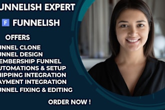 create  your funnelish sales funnel with high conversion
