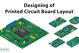 build electrical pcb board prototype circuit schematic in easyeda altium
