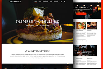 design grocery, personal chef, catering, and restaurant website