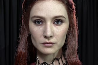 create 3d hyper realistic character for film or game in maya, blender, c4d, cc4