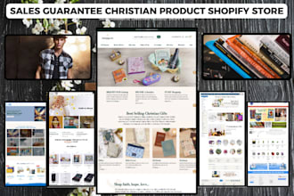 build sales guaranteed christian book shopify store christian wear shopify store