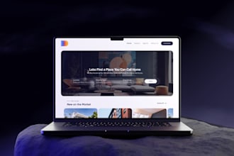 create sleek and minimal figma real estate website design