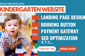 do kindergarten website daycare website preschool website childcare website