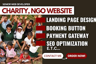 do charity website donation website nonprofit website ngo website church website