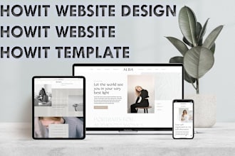 do showit website design or redesign, showit template, showit customization