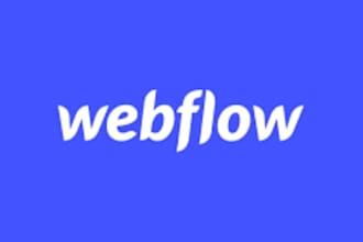 a stunning website using webflow