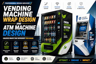 do  professionals vending machine wrap and atm machine design