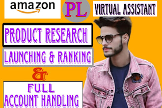 be your amazon fba private label virtual assistant, product research, ppc VA