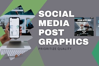 design creative social media graphics for your posts