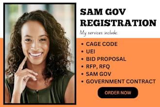 do sam gov, cage code,uei, bid proposal, government contract