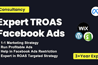 be your meta ads consultant, mentor, trainer and  strategy expert