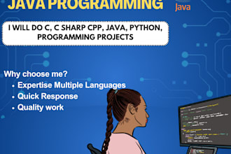 do c, c sharp cpp, java, python, programming projects