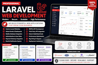 develop php laravel websites and will fix bugs