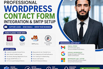 integrate any wordpress contact form with SMTP, CRM and automation
