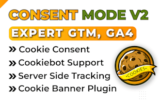 setup gdpr google cookie consent mode v2 with cookie consent banner and gtm